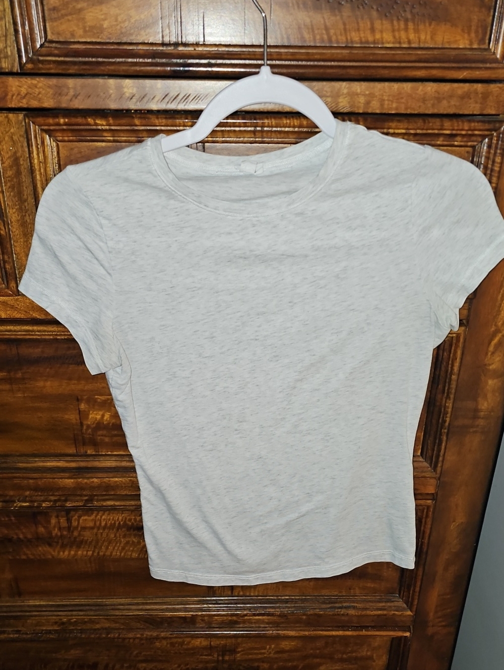 GARAGE Womens Petite Small Gray Casual Top!